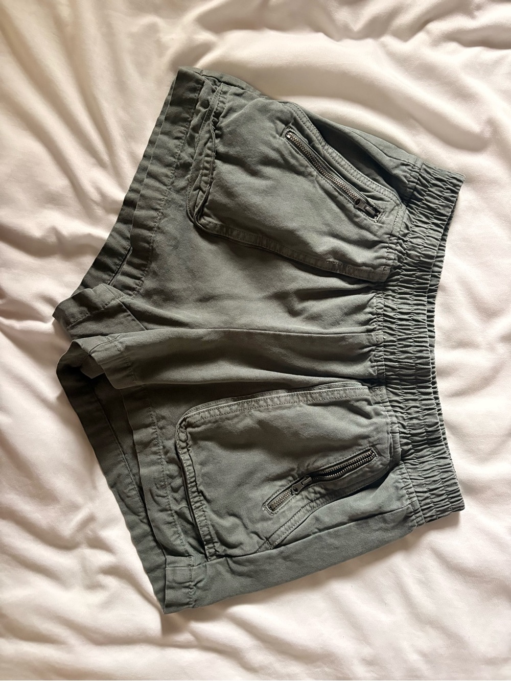 Aerie Cargo Shorts with Zipper Pockets
